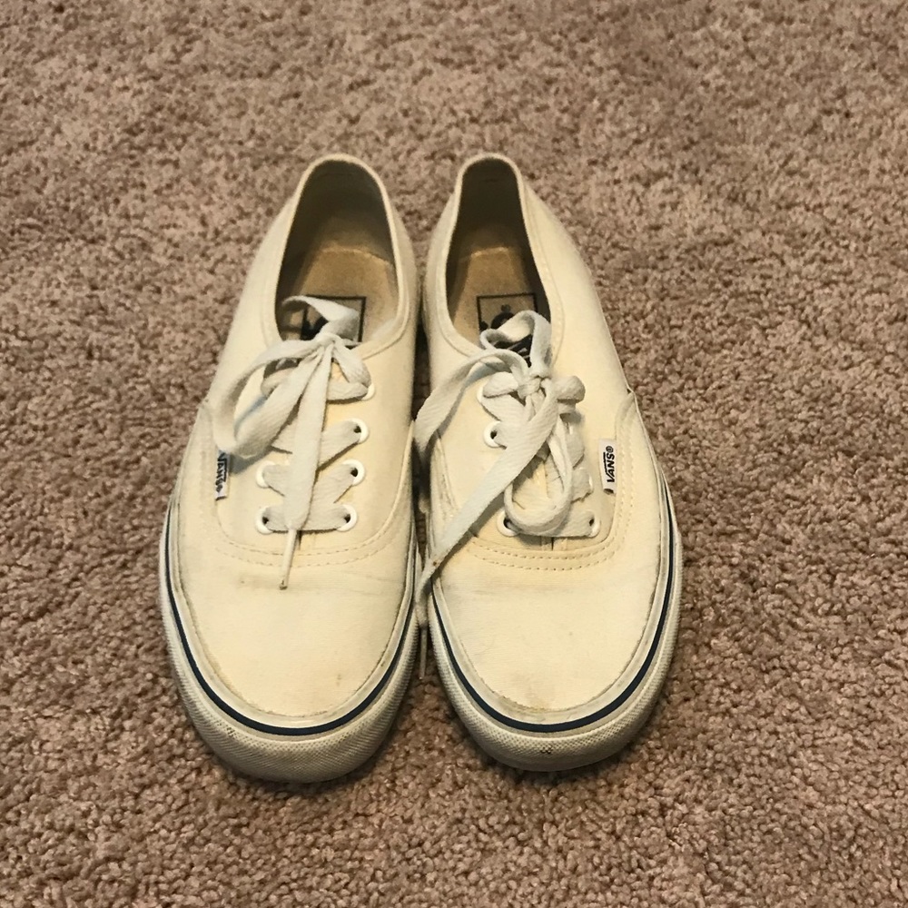 Vans classic canvas sneakers laced